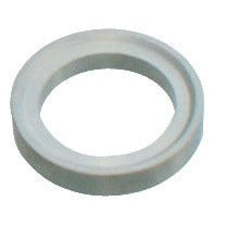KL-0039-1288 - Anillo de presión Ø88: Anillo blanco de plástico con forma circular achaflanada