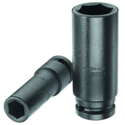 Vasos de impacto de 1/2" de perfil hexagonal, modelo largo · K 19 L