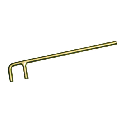 Hta p/válvulas 13x30mm: Llave en forma de horquilla con doble punta y mango largo acodado