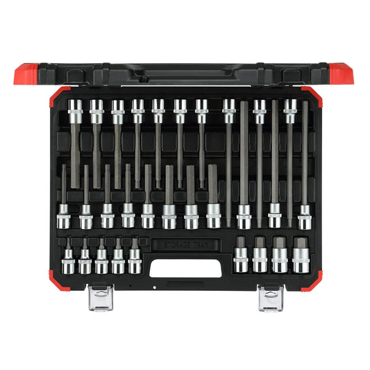 GEDORE red R68003030 - Jeu de douilles hexagonales pour visseuse 1/2", 30 pièces