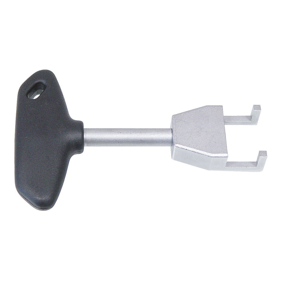 KL-0127-81 - Extractor de bobina de encendido: Herramienta con mango en T negro y extremo metálico bifurcado