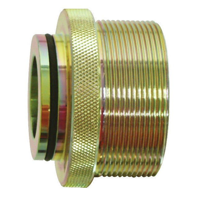 KL-0039-1105 - Adaptador 2 1/4-14UNS a Ø30 con junta tórica: Adaptador metálico roscado con anillo moleteado
