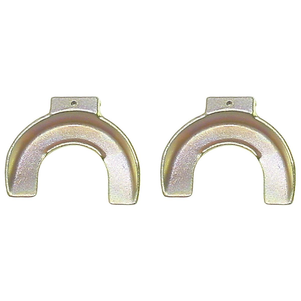 KL-1512 - Tamaño del par de soportes de resorte. 1A: Par de soportes metálicos en forma de arco con orificio de fijación