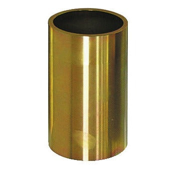 KL-0039-1760 - Manguito de presión/soporte largo Ø60/Ø52: Manguito cilíndrico metálico dorado hueco