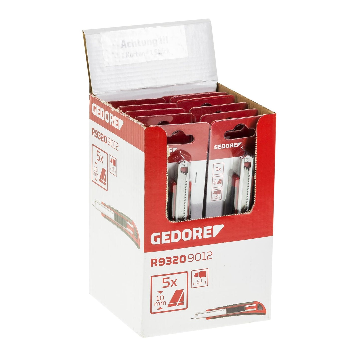 GEDORE red R93209012 - Présentoir de point de vente avec 10 cutters de 9 mm