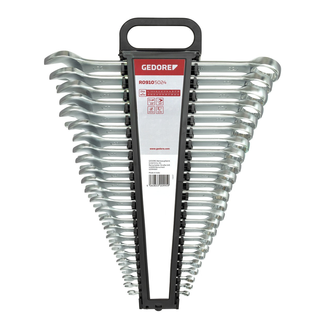 GEDORE red R09105024 - Jeu de clés mixtes, 6-32 mm, 24 pièces