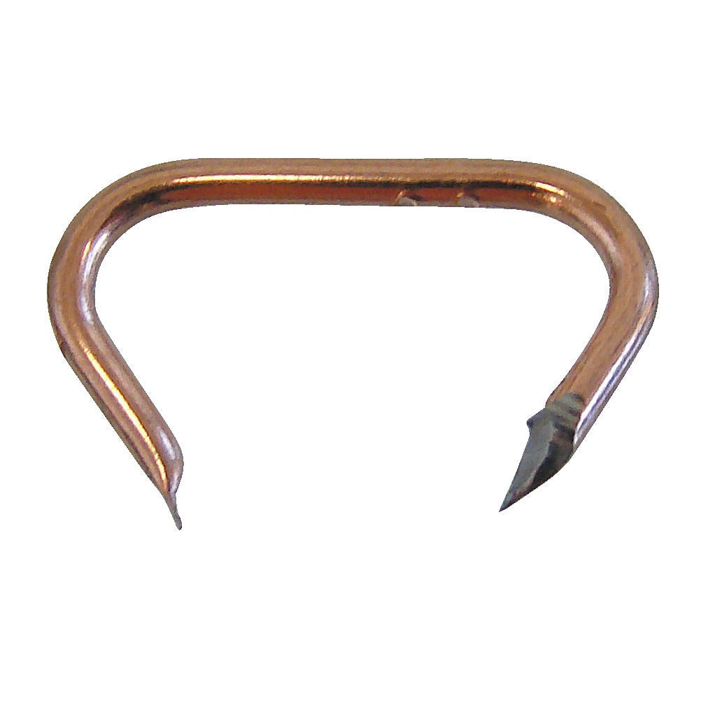 KL-0190-501 - Clips para tapicería (100 piezas): Grapa metálica de forma trapezoidal con extremos puntiagudos
