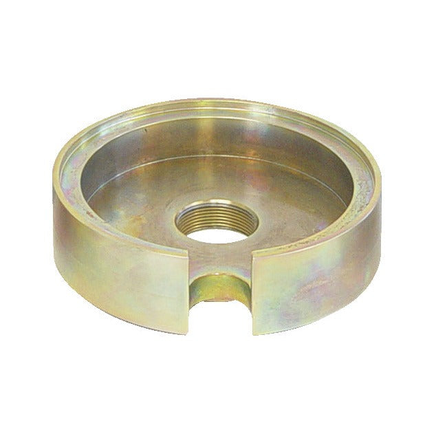 KL-1011-1104 - Tapa: Anillo metálico dorado con muesca y orificio roscado central