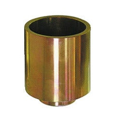 KL-0039-1650 - Manguito de presión/soporte corto Ø50/Ø42: Manguito metálico cilíndrico hueco con acabado dorado