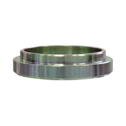 KL-0610-1503 - adaptador: Anillo metálico cilíndrico con reborde y acabado brillante