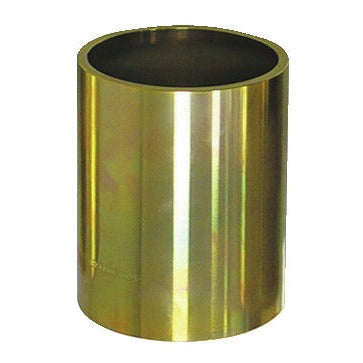 KL-0039-1774 - Manguito de presión/soporte largo Ø74/Ø66: Manguito cilíndrico metálico hueco de color dorado