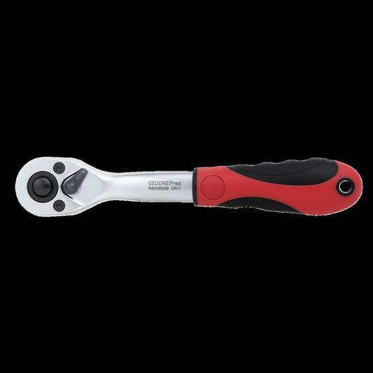 GEDORE red R40050009 - Cliquet réversible 2 composants 1/4", coudé, angle de retour 5°