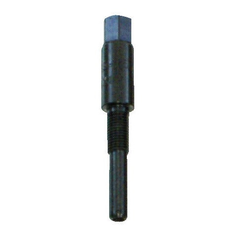 KL-0369-2510 A - Soporte M8x1 con tornillo prisionero: Vástago con cuadradillo macho, cuerpo cilíndrico y rosca