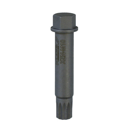 KL-0284-2801 - Punta de destornillador XZN-M10: Punta larga con extremo estriado y cabeza hexagonal con reborde