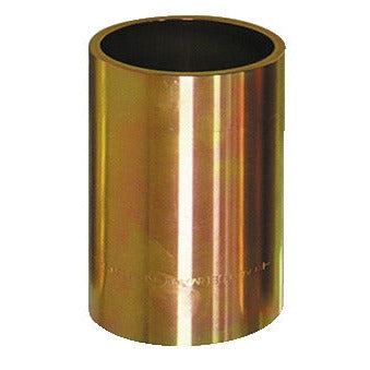 KL-0039-1764 - Manguito de presión/soporte largo Ø64/Ø56: Cilindro hueco de metal dorado con acabado brillante