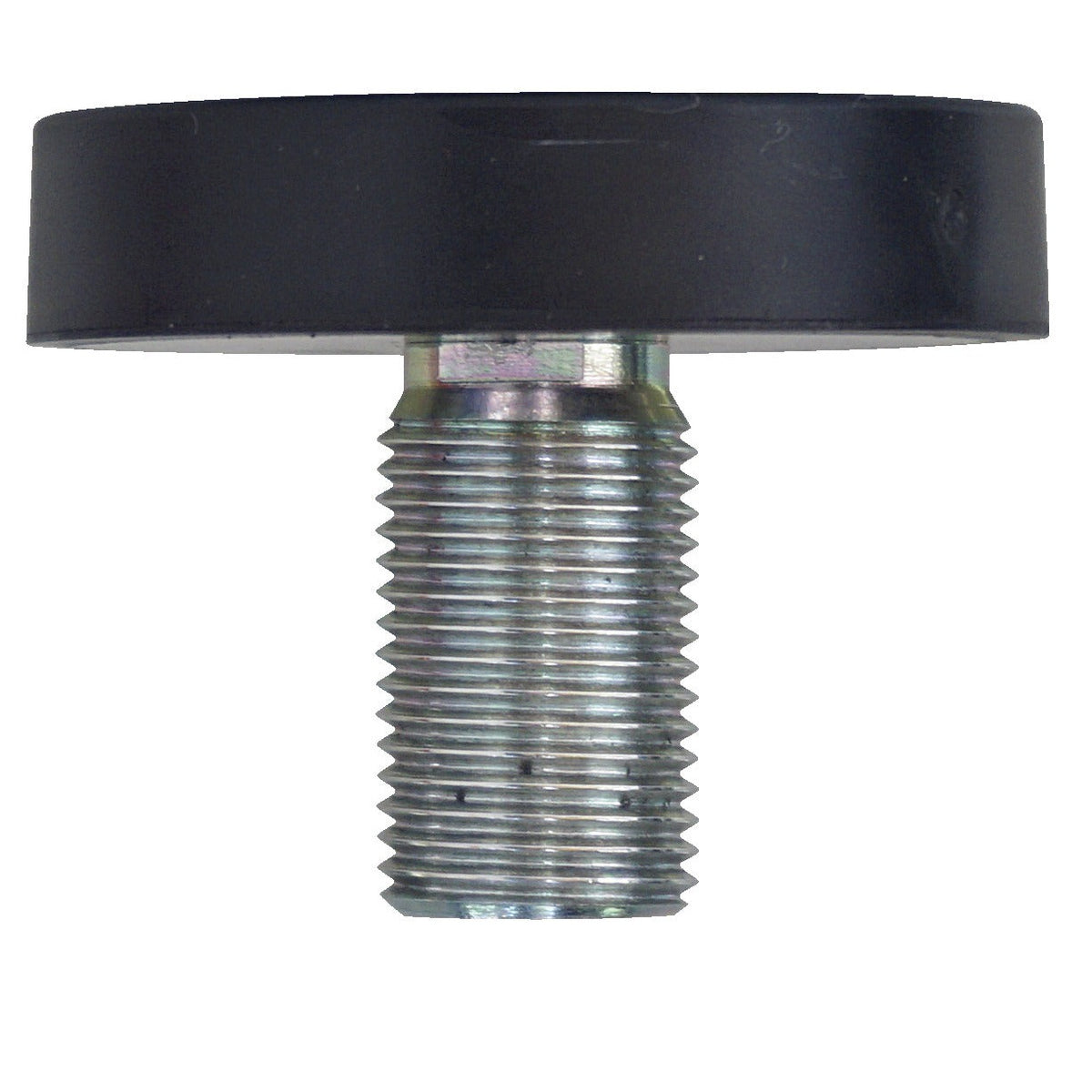 KL-0033-3002 - Soporte Ø50: Disco negro con vástago roscado metálico