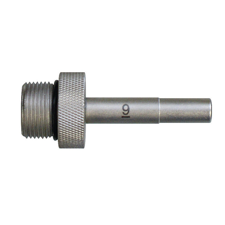 KL-0124-4358-7 - Adaptador para transmisión Audi CVT (M22x1.5): Adaptador roscado con vástago cilíndrico y anillo moleteado