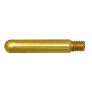 KL-0039-1612 - Pasador guía corto 12mm: Pasador cilíndrico dorado con rosca en un extremo