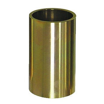 KL-0039-1754 - Manguito de presión/soporte largo Ø54/Ø46: Cilindro hueco metálico dorado de paredes gruesas