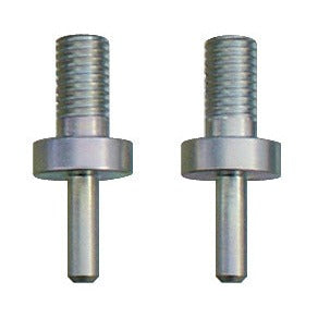 KL-0282-313 - Juego de tornillos Ø6: Dos ejes roscados metálicos con collar circular y punta cilíndrica