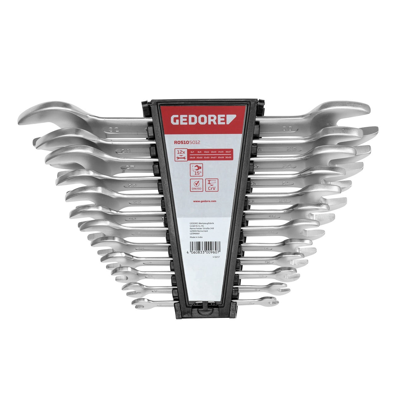 GEDORE red R05105012 - Jeu de 12 clés plates, 6-32 mm