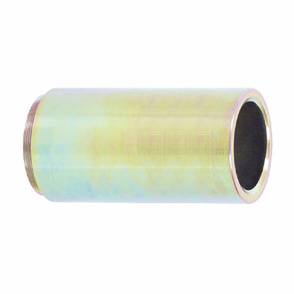 KL-1020-3911 - Tubo guía Ø 60 rosca M56x1,5: Tubo cilíndrico metálico hueco con rosca en un extremo, acabado dorado
