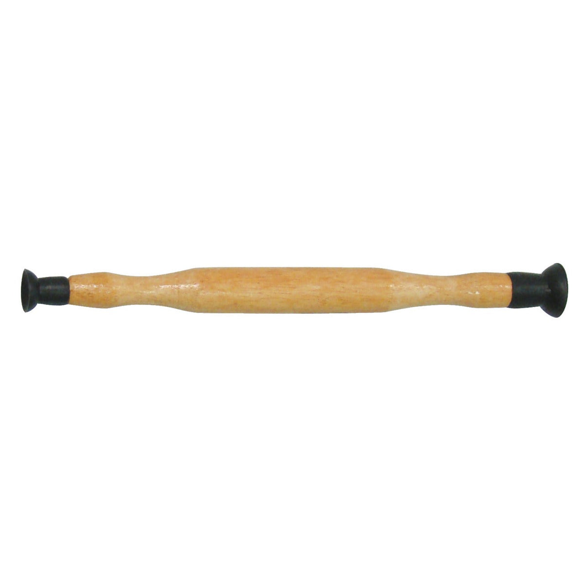KL-0125-70 - Herramienta rectificadora de válvulas Ø16 / Ø21: Mango de madera con dos ventosas negras en los extremos
