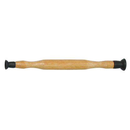 KL-0125-70 - Herramienta rectificadora de válvulas Ø16 / Ø21: Mango de madera con dos ventosas negras en los extremos