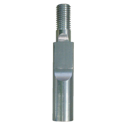KL-0610-1501-2 - Extensión de tirante: Vástago metálico cilíndrico con extremo roscado y ranura lateral