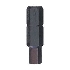 KL-0056-1142 - Punta de destornillador SW6: Punta de destornillador corta con vástago hexagonal negro