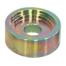 KL-1010-1406 - Pieza de presión, expansión Ø65 mm: Pieza metálica cilíndrica con rosca interior y orificio central