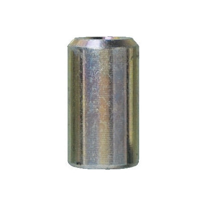 KL-0069-7001 - Casquillo de centrado Ø15: Casquillo cilíndrico metálico con acabado dorado y plateado