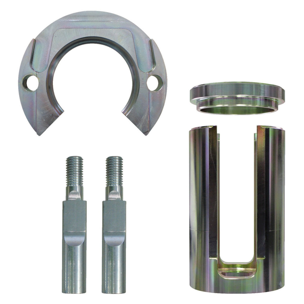 KL-0610-151 A - Herramienta Silentbloc / Volvo (Kit de actualización): Kit de piezas metálicas: abrazadera