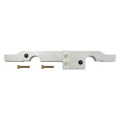 KL-0580-7512 - Herramienta de bloqueo del sensor NO: Placa metálica alargada con dos orificios circulares