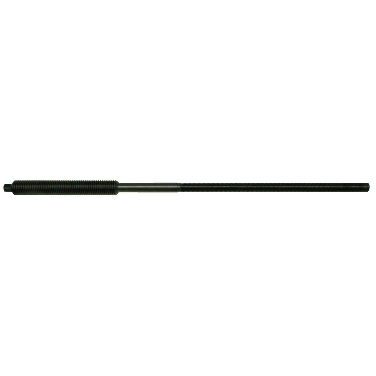 KL-1002-1016-1 - Tire del eje M16 a UNC 1"-8: Varilla larga roscada con extremo cuadrado y sección lisa central