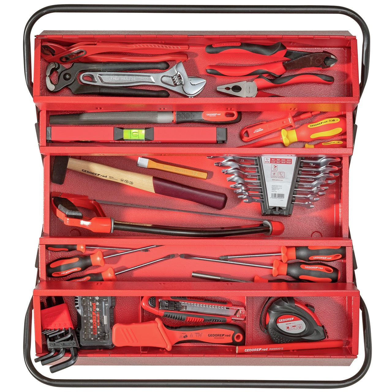 GEDORE red R21600072 - Boîte à outils avec jeu BASIC, 72 pièces