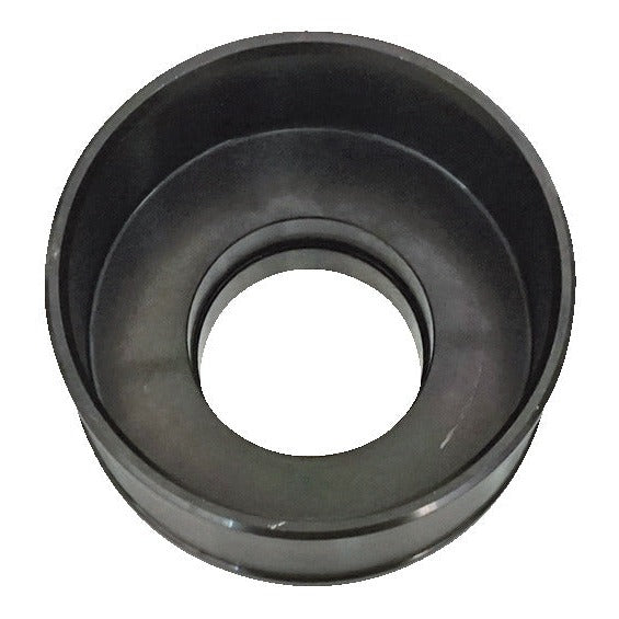 KL-0500-6081 - Medida de ajuste del casquillo distanciador 48,42 mm: Anillo cilíndrico negro visto desde arriba