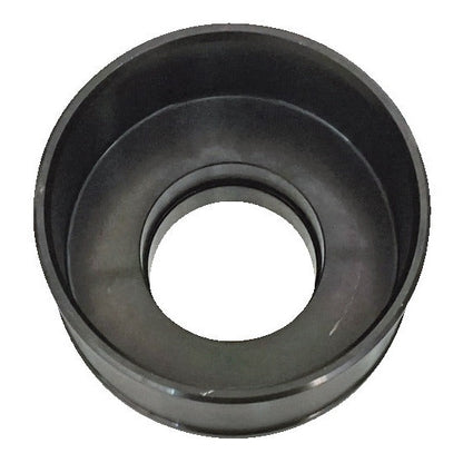 KL-0500-6081 - Medida de ajuste del casquillo distanciador 48,42 mm: Anillo cilíndrico negro visto desde arriba