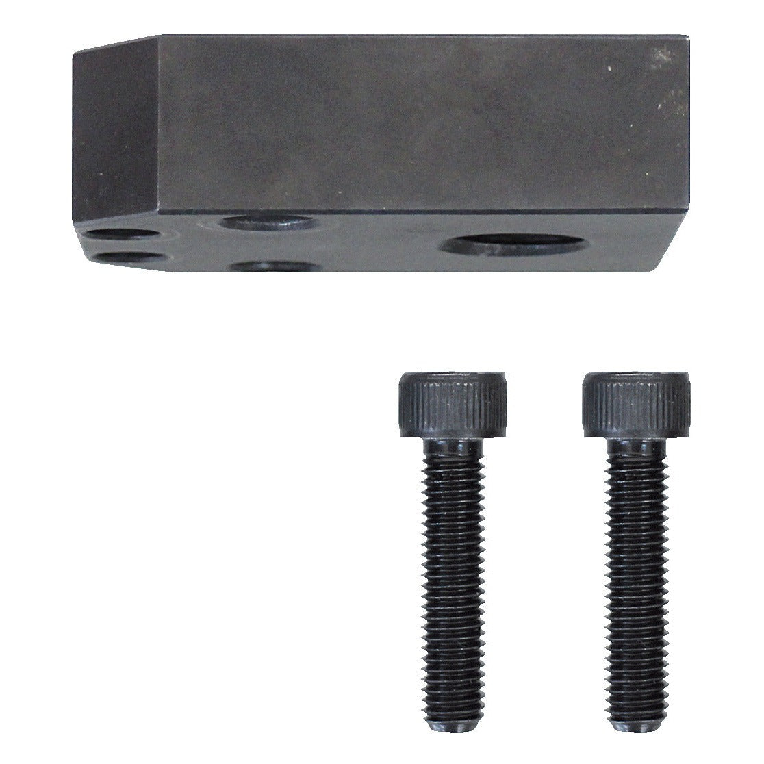 KL-0186-9000 A - Placa de cabeza con tornillos cilíndricos: Bloque metálico con orificios roscados