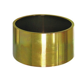KL-0039-1690 - Manguito de presión/soporte corto Ø90/Ø82: Anillo metálico cilíndrico hueco de color dorado latón
