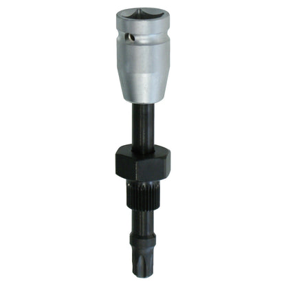 KL-0284-40 - Llave combinada del alternador T50: Vástago metálico con casquillo hexagonal y punta estriada tipo Torx
