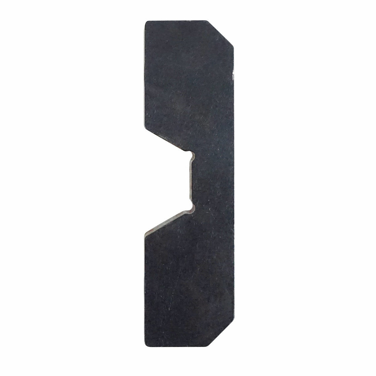 KL-0169-8101 - Media llave sin escuadra: Placa metálica plana con muesca en forma de V en un lateral
