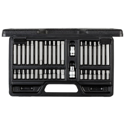 GEDORE red R35003040 - Coffret de douilles à embouts de 10 mm TX+XZN+hexagonales, 40 pièces