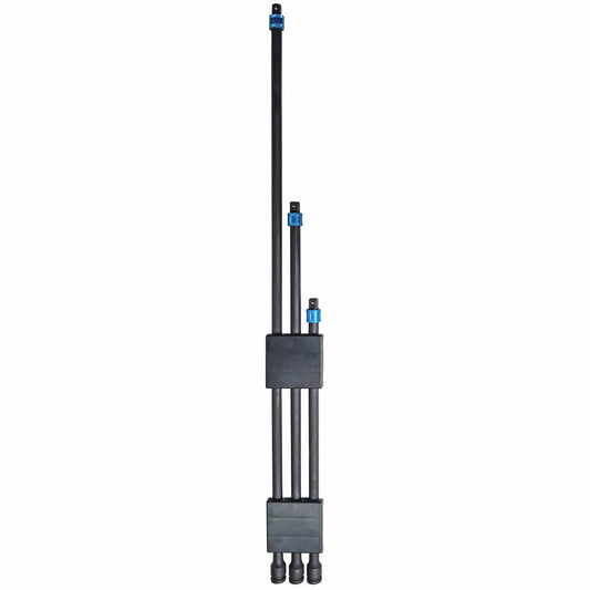 KL-4007-328 - Juego de extensiones, 1/2", extra largo