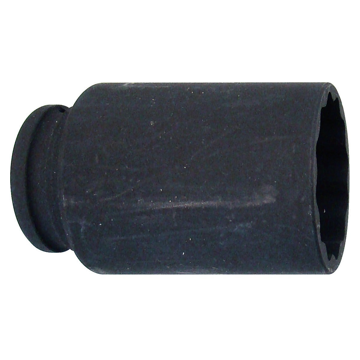 KL-1340-201 - Llave de tubo SW 41: Vaso de impacto negro alargado con boca dodecagonal