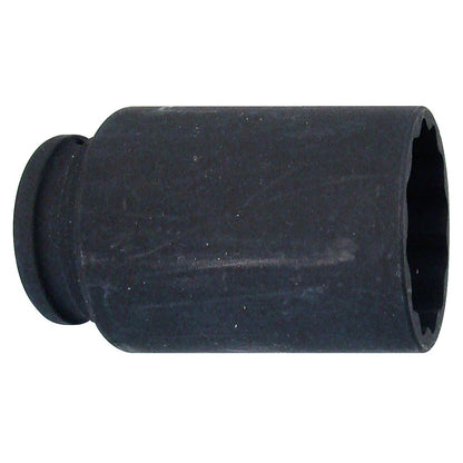 KL-1340-201 - Llave de tubo SW 41: Vaso de impacto negro alargado con boca dodecagonal