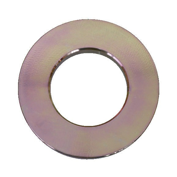 KL-0500-7110 - Anillo de presión Ø85: Arandela metálica plana con acabado dorado y orificio central