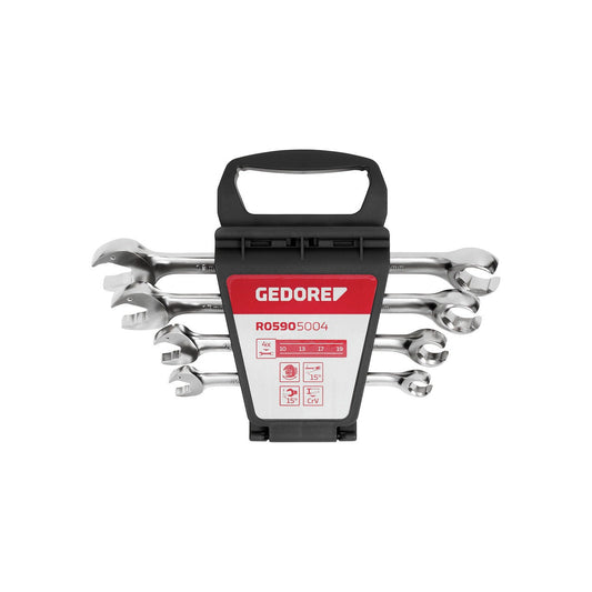 GEDORE red R05905004 - Jeu de 4 clés combinées à cliquet 10-19 mm