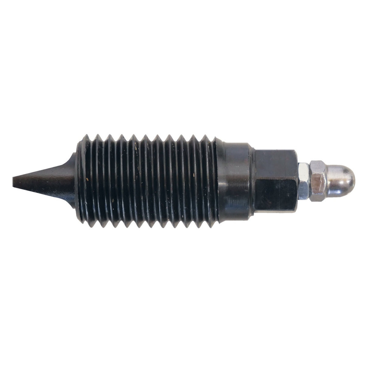 KL-0104-2122 A - Tornillo de presión con cuña No. 2: Tornillo roscado de acero negro con punta cónica y extremo
