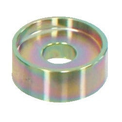 KL-1010-1205 - Pieza de presión, expansión Ø60 mm: Anillo metálico cilíndrico con orificio central y acabado iridiscente